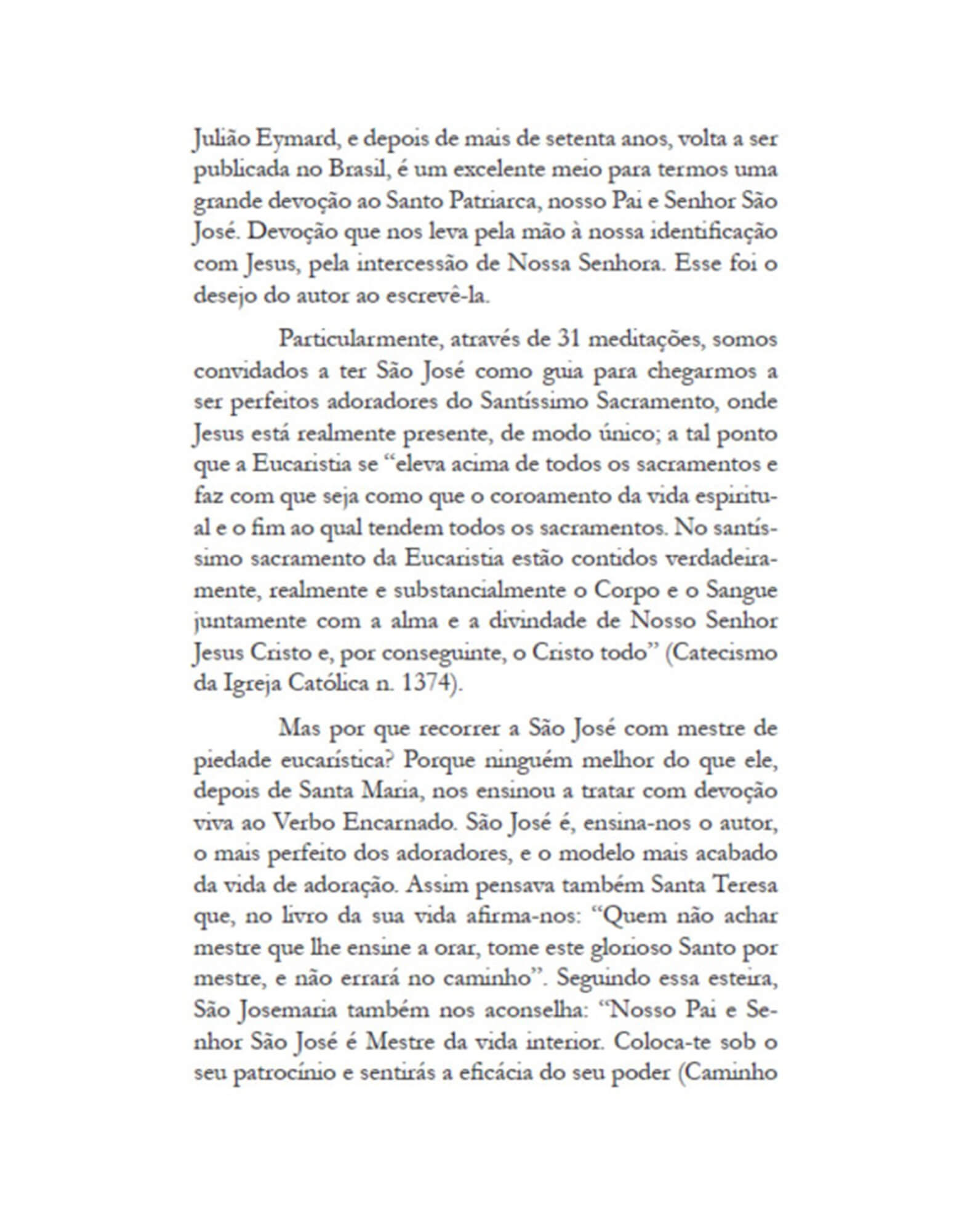 São José e a Vida de Adoração