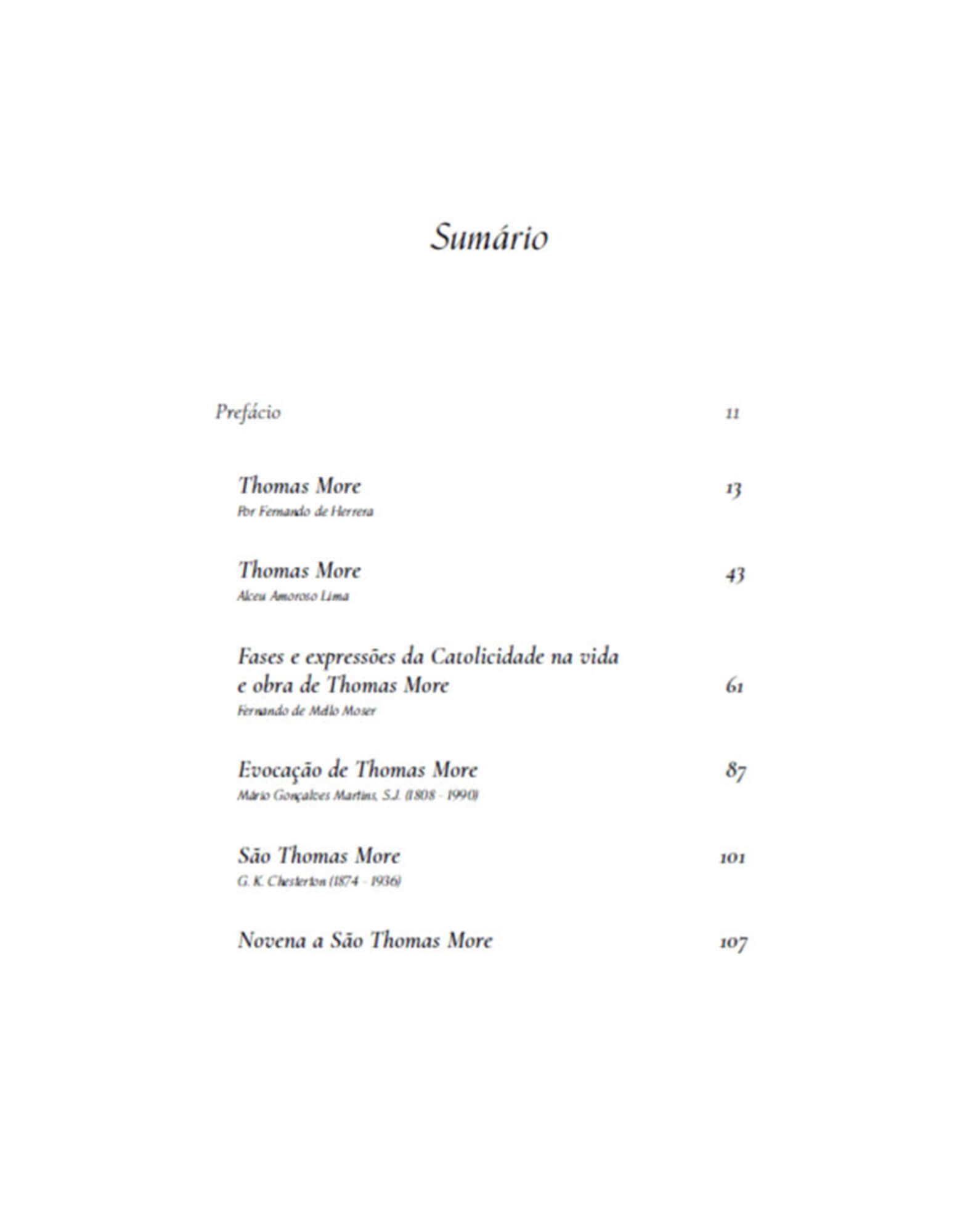 A vida de São Thomas More